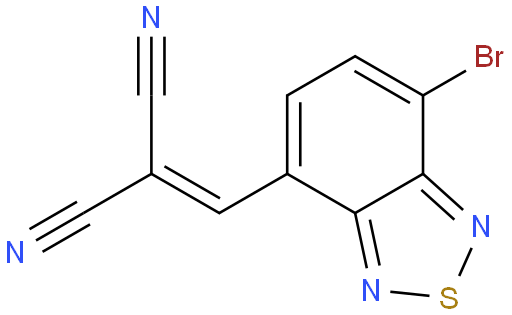 2-((7-溴苯并[c] [1,2,5]噻二唑-4-基)亚甲基)丙二腈