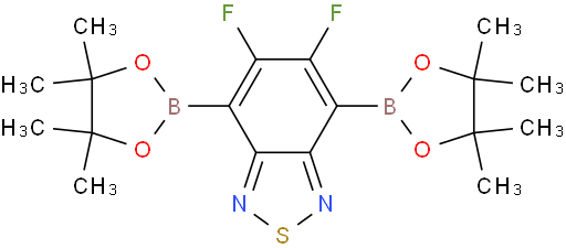 5,6-二氟-4,7-双(4,4,5,5-四甲基-1,3,2-二氧苯甲醛-2-基)苯并[c][1,2,5]噻二唑