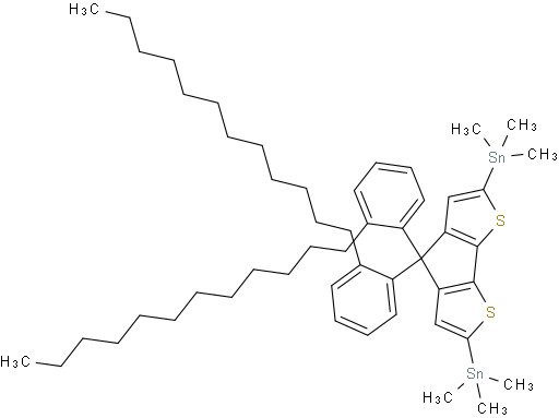 (4,4-双(2-十二烷基苯基)-4H-环戊二烯[2,1-b:3,4-b']二噻吩-2,6-二基)双(三甲基锡烷)