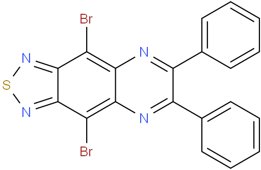 4,9-二溴-6,7-二苯基-[1,2,5]噻二唑并[3,4-g]喹喔啉
