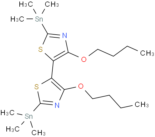 4,4'-二丁氧基-2,2'-双(三甲基甲锡烷基)-5,5'-联噻唑