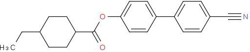 反-4'-氰基[1,1'-联苯] -4-基4-乙基环己烷羧酸酯