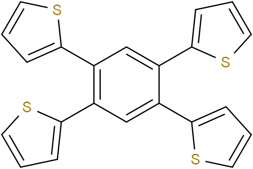 1,2,4,5-tetra(thiophen-2-yl)benzene
