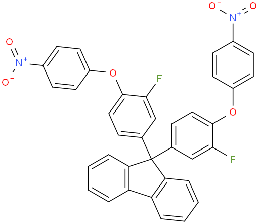 9,9-bis(3-fluoro-4-(4-nitrophenoxy)phenyl)-9H-fluorene