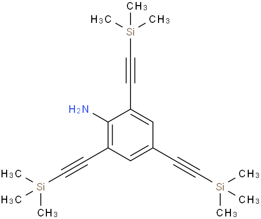 2,4,6-tris((trimethylsilyl)ethynyl)aniline