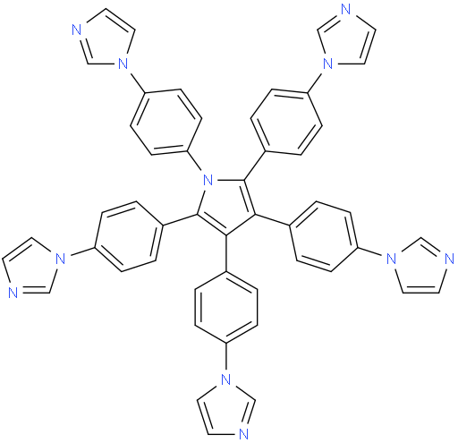 1,1',1'',1''',1''''-((1H-pyrrole-1,2,3,4,5-pentayl)pentakis(benzene-4,1-diyl))pentakis(1H-imidazole)
