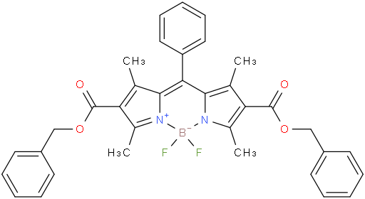 dibenzyl 5,5-difluoro-1,3,7,9-tetramethyl-10-phenyl-5H-4l4,5l4-dipyrrolo[1,2-c:2',1'-f][1,3,2]diazaborinine-2,8-dicarboxylate