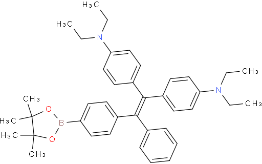 4,4'-(2-phenyl-2-(4-(4,4,5,5-tetramethyl-1,3,2-dioxaborolan-2-yl)phenyl)ethene-1,1-diyl)bis(N,N-diethylaniline)