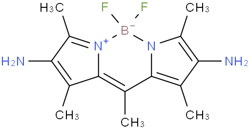 5,5-difluoro-1,3,7,9,10-pentamethyl-5H-4l4,5l4-dipyrrolo[1,2-c:2',1'-f][1,3,2]diazaborinine-2,8-diamine