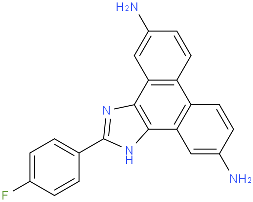 2-(4-fluorophenyl)-1H-phenanthro[9,10-d]imidazole-5,10-diamine