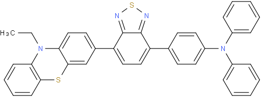 4-(7-(10-ethyl-10H-phenothiazin-3-yl)benzo[c][1,2,5]thiadiazol-4-yl)-N,N-diphenylaniline