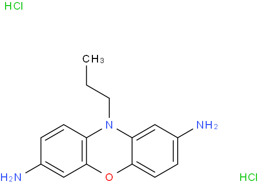 10-propyl-10H-phenoxazine-2,7-diamine dihydrochloride