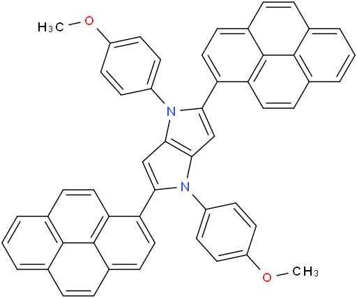 1,4-bis(4-methoxyphenyl)-2,5-di(pyren-1-yl)-1,4-dihydropyrrolo[3,2-b]pyrrole