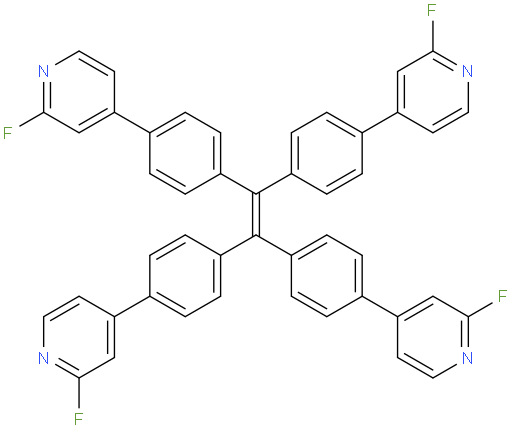 1,1,2,2-tetrakis(4-(2-fluoropyridin-4-yl)phenyl)ethene