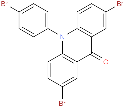2,7-dibromo-10-(4-bromophenyl)acridin-9(10H)-one