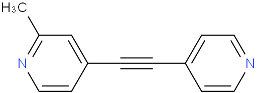 2-methyl-4-(pyridin-4-ylethynyl)pyridine