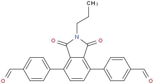 4,4'-(1,3-dioxo-2-propylisoindoline-4,7-diyl)dibenzaldehyde