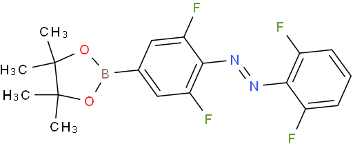 (E)-1-(2,6-difluoro-4-(4,4,5,5-tetramethyl-1,3,2-dioxaborolan-2-yl)phenyl)-2-(2,6-difluorophenyl)diazene