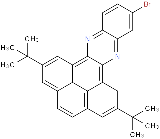 12-bromo-2,7-di-tert-butyl-1,5a1-dihydrophenanthro[4,5-abc]phenazine