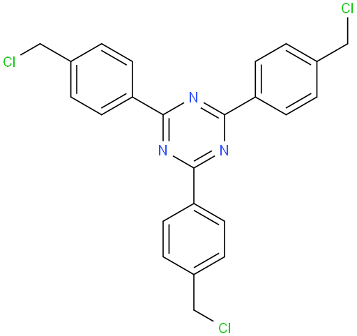 2,4,6-tris(4-(chloromethyl)phenyl)-1,3,5-triazine