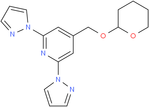 2,6-di(1H-pyrazol-1-yl)-4-(((tetrahydro-2H-pyran-2-yl)oxy)methyl)pyridine