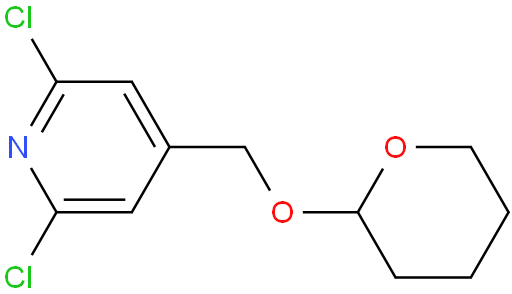 2,6-二氯-4-(((四氢-2H-吡喃-2-基)氧基)甲基)吡啶