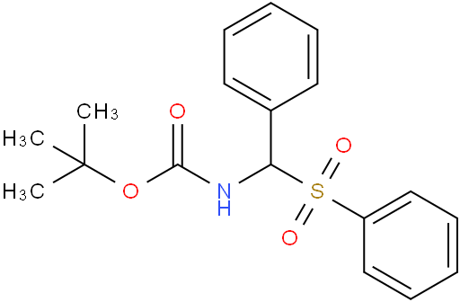 tert-Butyl (phenyl(phenylsulfonyl)methyl)carbamate