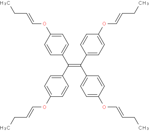 1,1,2,2-tetrakis(4-(((E)-but-1-en-1-yl)oxy)phenyl)ethene