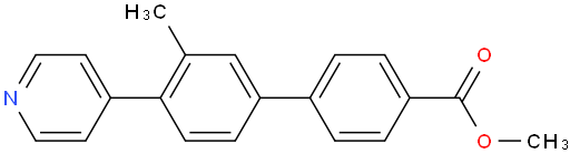 methyl 3'-methyl-4'-(pyridin-4-yl)-[1,1'-biphenyl]-4-carboxylate