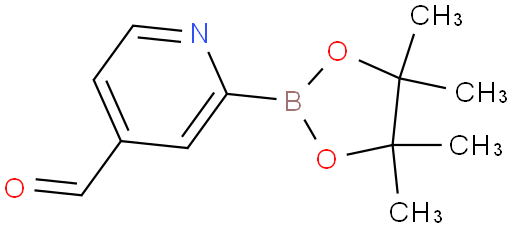 2-(4,4,5,5-tetramethyl-1,3,2-dioxaborolan-2-yl)isonicotinaldehyde