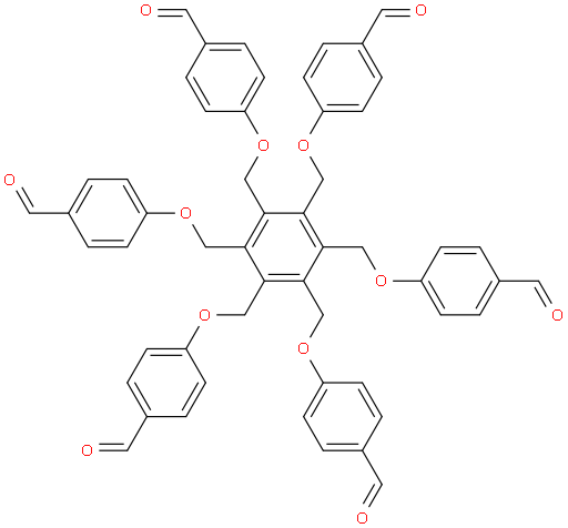 4,4',4'',4''',4'''',4'''''-((benzene-1,2,3,4,5,6-hexaylhexakis(methylene))hexakis(oxy))hexabenzaldehyde