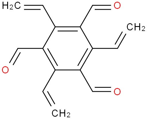 2,4,6-trivinylbenzene-1,3,5-tricarbaldehyde