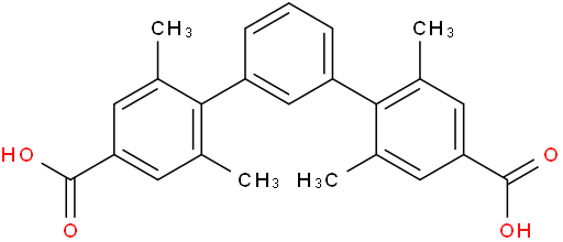 2,2'',6,6''-tetramethyl-[1,1':3',1''-terphenyl]-4,4''-dicarboxylic acid