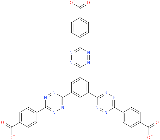 4,4',4''-(benzene-1,3,5-triyltris(1,2,4,5-tetrazine-6,3-diyl))tribenzoate
