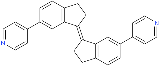 (E)-6,6'-di(pyridin-4-yl)-2,2',3,3'-tetrahydro-1,1'-biindenylidene