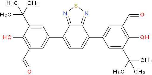 5,5'-(benzo[c][1,2,5]thiadiazole-4,7-diyl)bis(3-(tert-butyl)-2-hydroxybenzaldehyde)