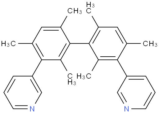 3,3'-(2,2',4,4',6,6'-hexamethyl-[1,1'-biphenyl]-3,3'-diyl)dipyridine