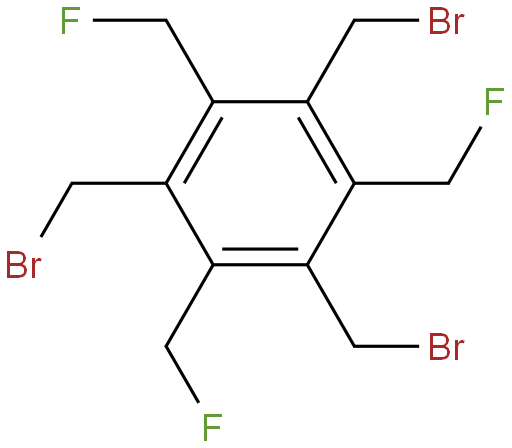 1,3,5-tris(bromomethyl)-2,4,6-tris(fluoromethyl)benzene