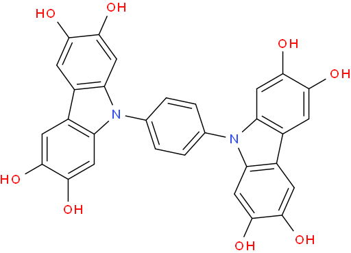 9,9'-(1,4-phenylene)bis(9H-carbazole-2,3,6,7-tetraol)