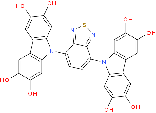 9,9'-(benzo[c][1,2,5]thiadiazole-4,7-diyl)bis(9H-carbazole-2,3,6,7-tetraol)