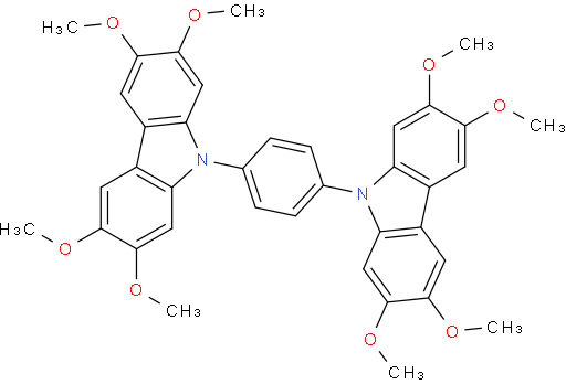 1,4-bis(2,3,6,7-tetramethoxy-9H-carbazol-9-yl)benzene