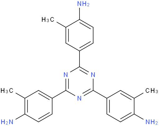 4,4',4''-(1,3,5-triazine-2,4,6-triyl)tris(2-methylaniline)