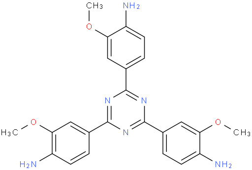 4,4',4''-(1,3,5-triazine-2,4,6-triyl)tris(2-methoxyaniline)