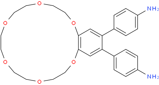 4,4'-(2,3,5,6,8,9,11,12,14,15-decahydrobenzo[b][1,4,7,10,13,16]hexaoxacyclooctadecine-18,19-diyl)dianiline
