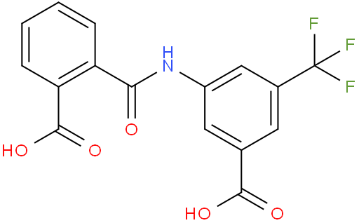 3-(2-carboxybenzamido)-5-(trifluoromethyl)benzoic acid