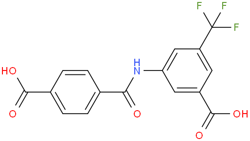 3-(4-carboxybenzamido)-5-(trifluoromethyl)benzoic acid
