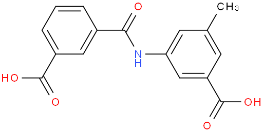 3-(3-carboxybenzamido)-5-methylbenzoic acid