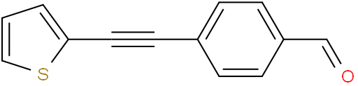 4-(thiophen-2-ylethynyl)benzaldehyde