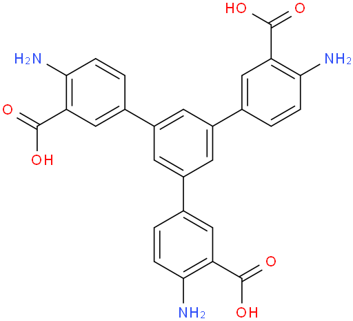 4,4''-diamino-5'-(4-amino-3-carboxyphenyl)-[1,1':3',1''-terphenyl]-3,3''-dicarboxylic acid
