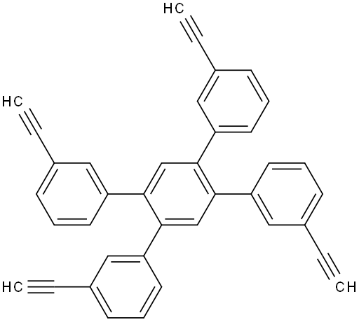 3,3''-diethynyl-4',5'-bis(3-ethynylphenyl)-1,1':2',1''-terphenyl